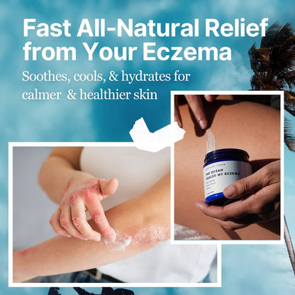 Natural Soothing Cream - Sea Moss Colloidal Oats - for Eczema Psoriasis Prone Skin - Minerals from The Sea - for Sensitive Skin - Hydrating Eczema Cream for Dry Skin (4 Oz)